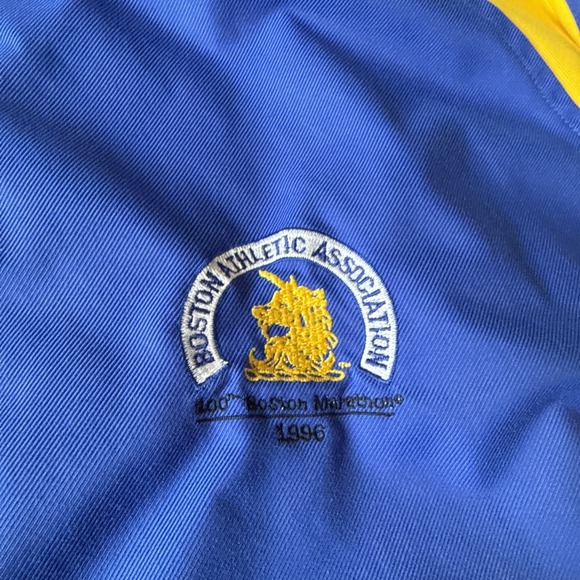 Vintage Adidas 1996 100th Boston Marathon BAA Jacket Mens size XL Rare - Picture 6 of 8